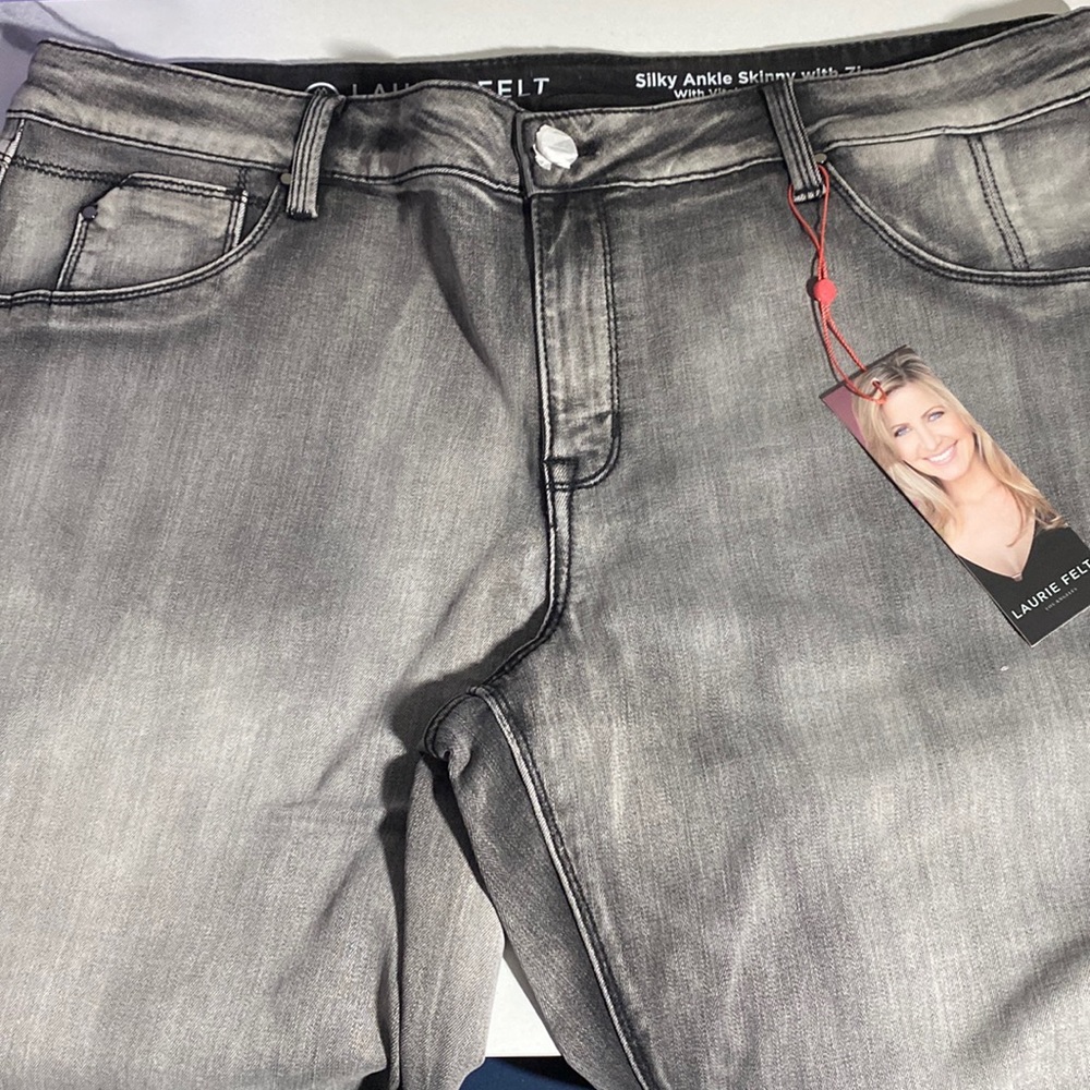 Laurie Felt Ankle Skinny Jeans